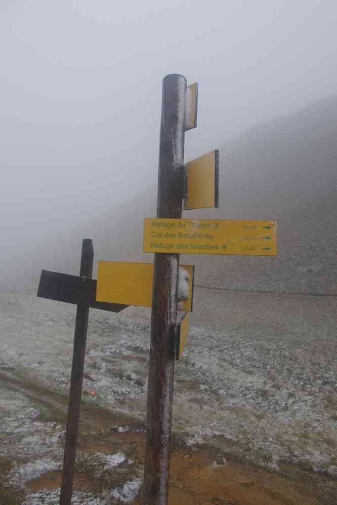 Col de la Vallée Étroite. Le samedi 17 septembre 2016