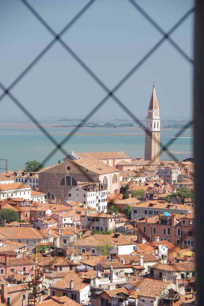 Vue depuis le campanile de la basilique Saint-Marc. Le samedi 29 août 2015