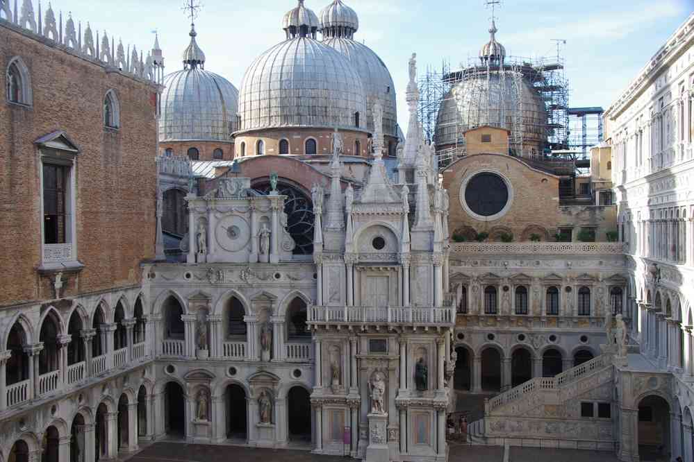 Cour intérieur du palais des Doges. Le samedi 29 août 2015