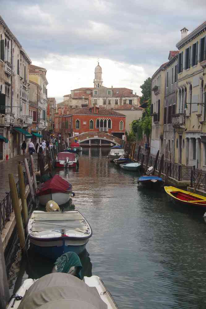 Canal vénitien par temps d’orage. Le samedi 5 septembre 2015