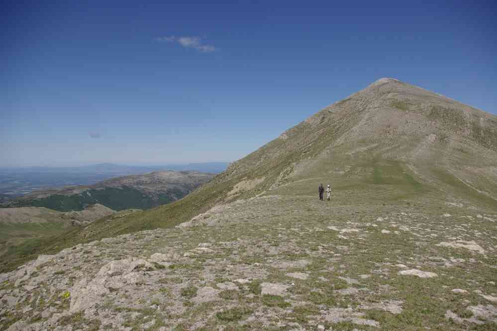 Pendant la redescente du Mourre de Chanier. Le vendredi 18 mai 2007