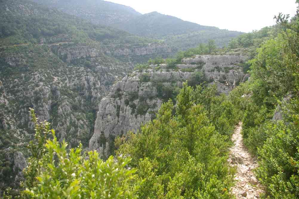 Depuis le haut de la « sortie Vidal ». Le dimanche 20 mai 2007