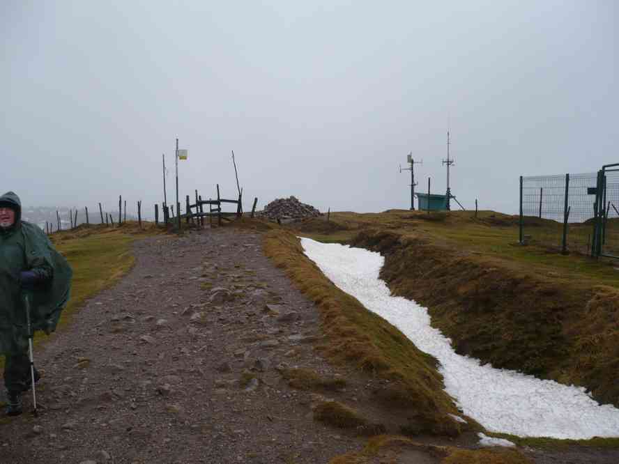 Au sommet du petit Ballon. Le jeudi 31 décembre 2009