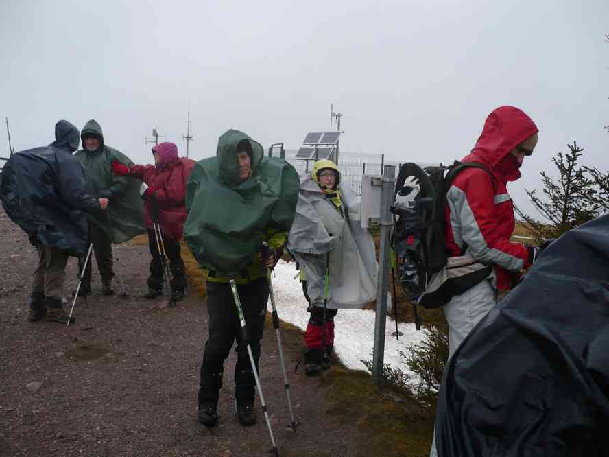 Au sommet du petit Ballon. Le jeudi 31 décembre 2009