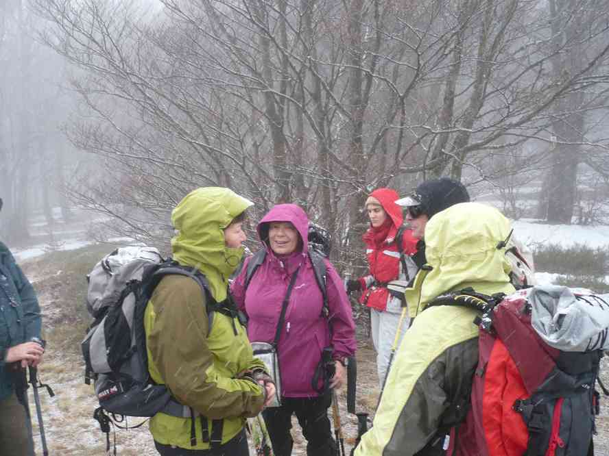 Au col d’Oberlauchen. Le vendredi 1ᵉʳ janvier 2010