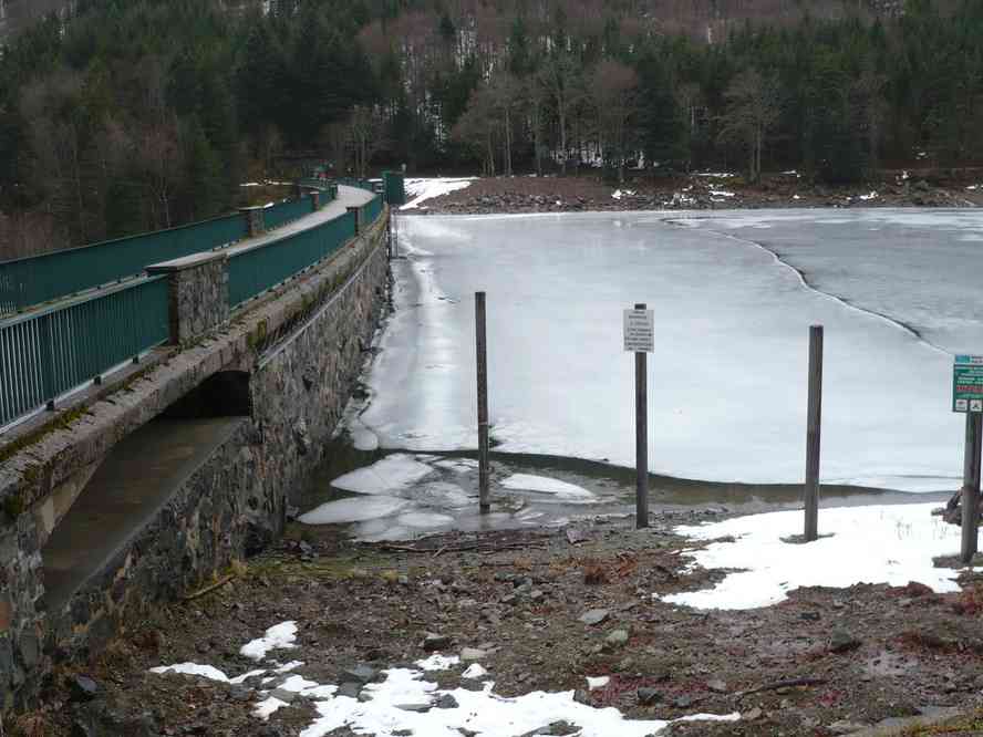 Le lac de la Lauch. Le vendredi 1ᵉʳ janvier 2010