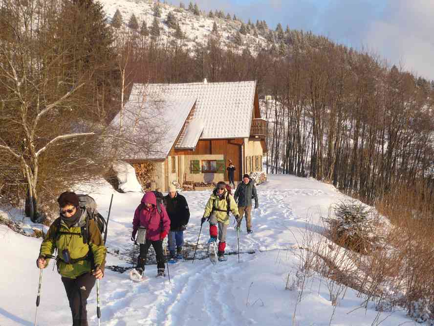 Nous quittons le chalet pour redescendre à Linthal. Le samedi 2 janvier 2010