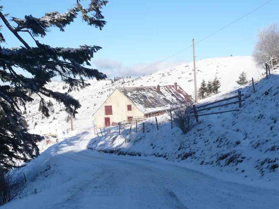 La ferme-auberge de Rothenbrunnen. Le dimanche 3 janvier 2010