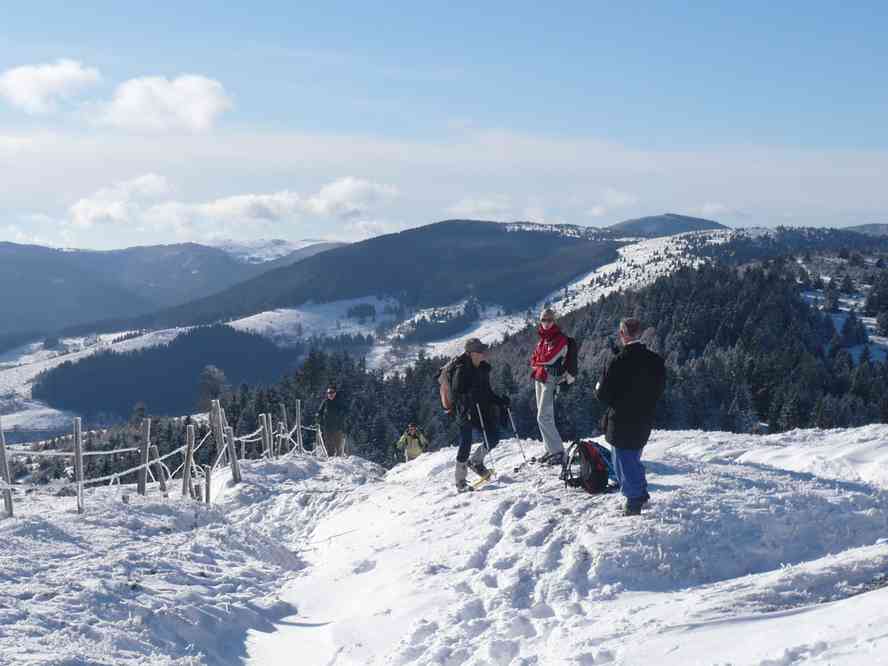 Le sommet du petit Ballon... par beau temps ! Le dimanche 3 janvier 2010