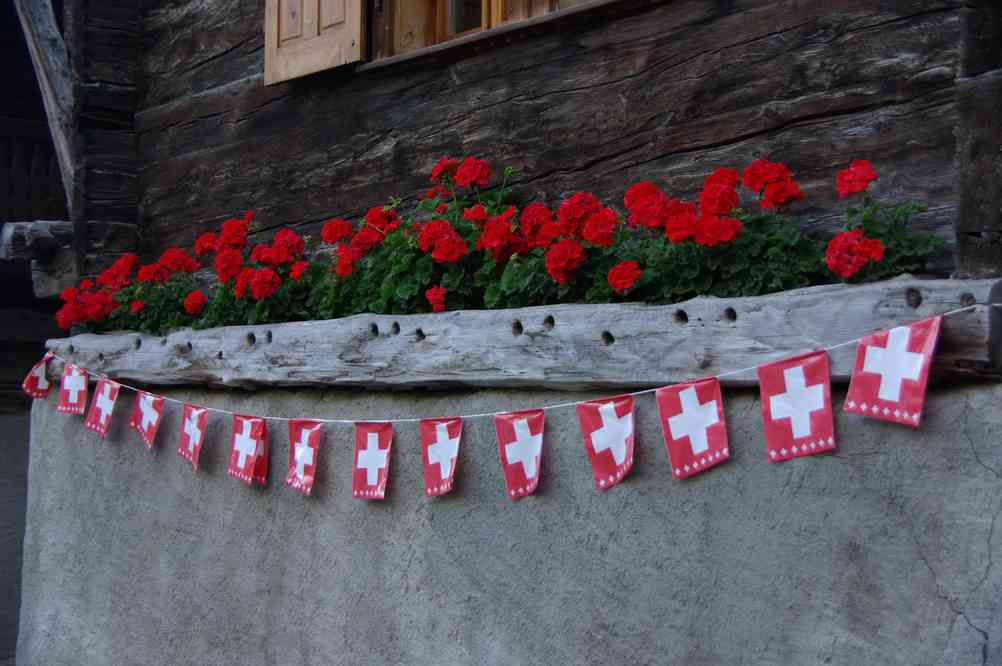Vieille maison de Zinal. Le lundi 13 août 2012