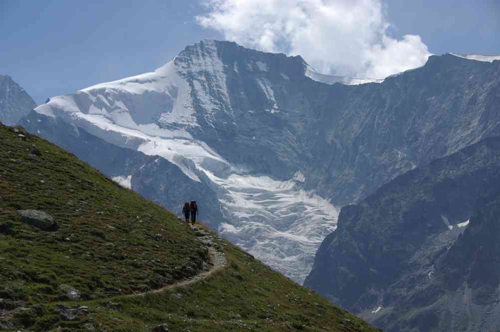 Montée face au Grand Cornier. Le lundi 13 août 2012