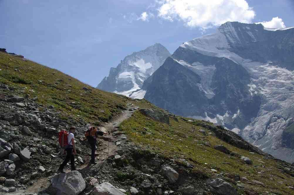 La Dent Blanche et le Grand Cornier. Le lundi 13 août 2012