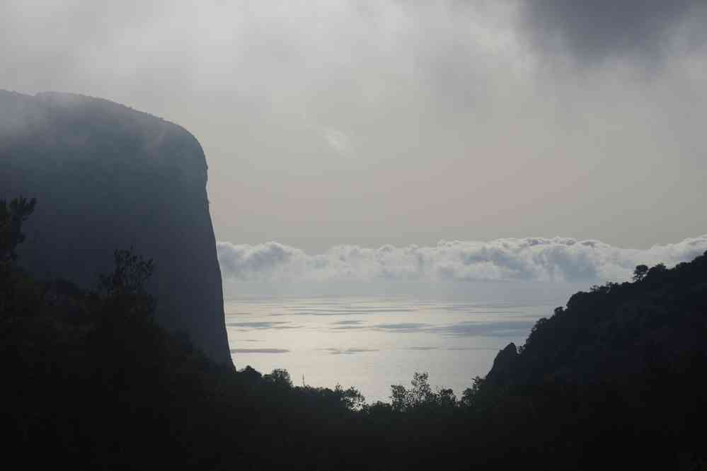 Falaises près de Baunei, le 6 septembre 2022