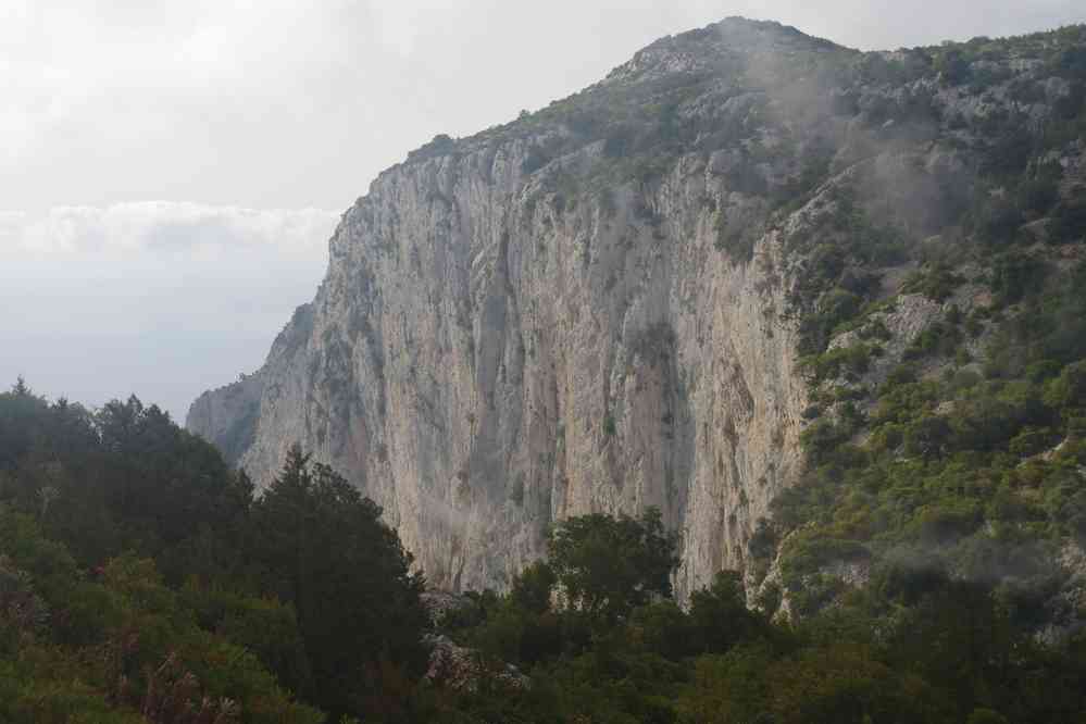 Falaises près de Baunei, le 6 septembre 2022