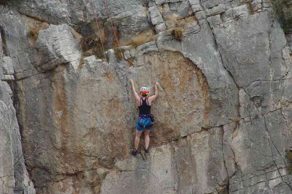 Site d’escalade à Pedra Longa, le 6 septembre 2022