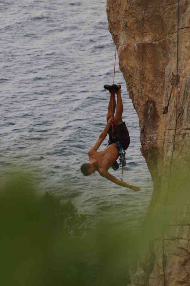 Site d’escalade à Pedra Longa, le 6 septembre 2022