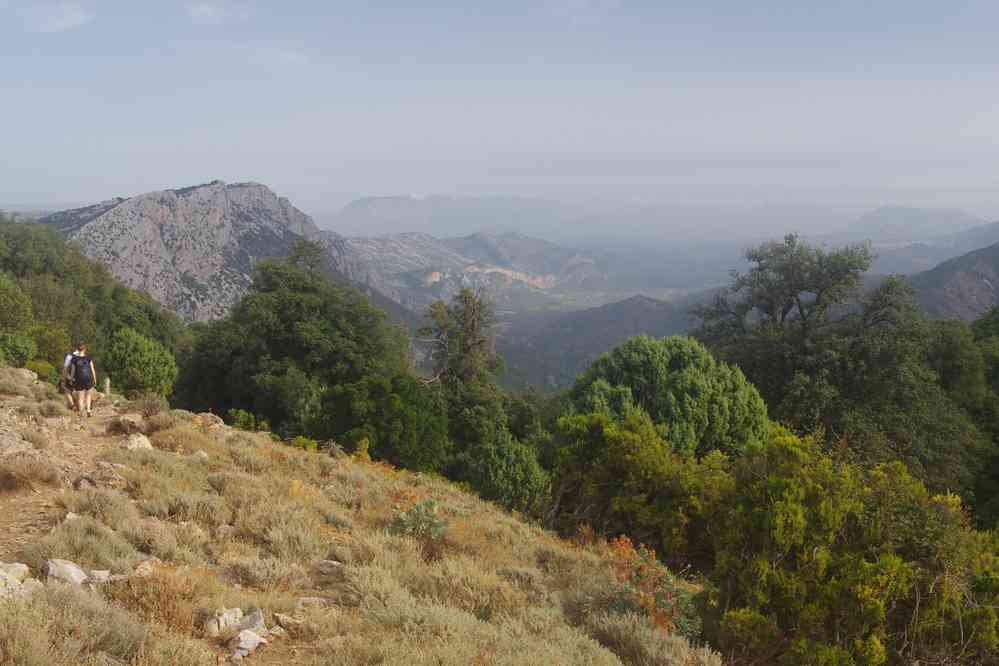 Début de la randonnée vers le cañon de Gorropu, le 7 septembre 2022