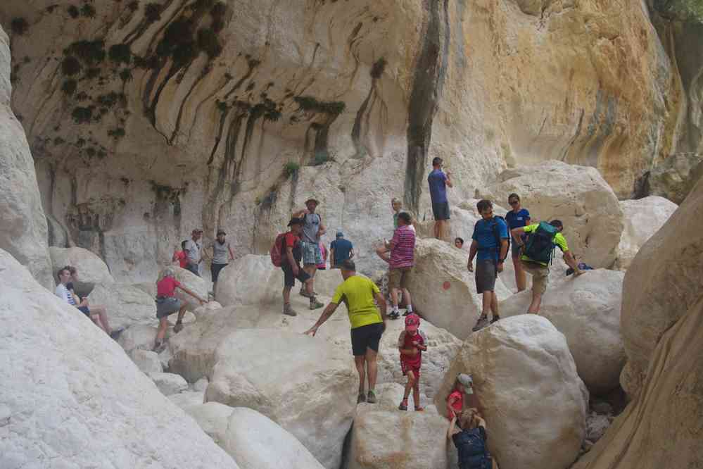 Cañon de Gorropu. J’ai fait demi-tour à cet endroit, le 7 septembre 2022