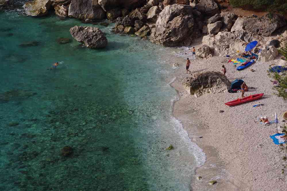 Plage de Cala Fuili, le 8 septembre 2022