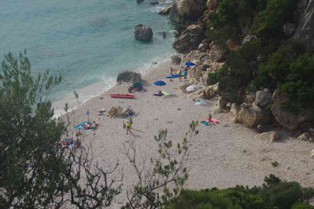 Plage de Cala Fuili, le 8 septembre 2022