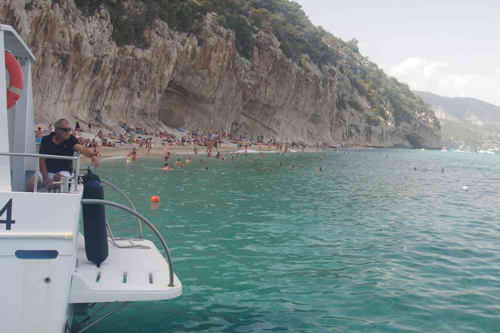 Cala Luna, retour en bateau, le 8 septembre 2022