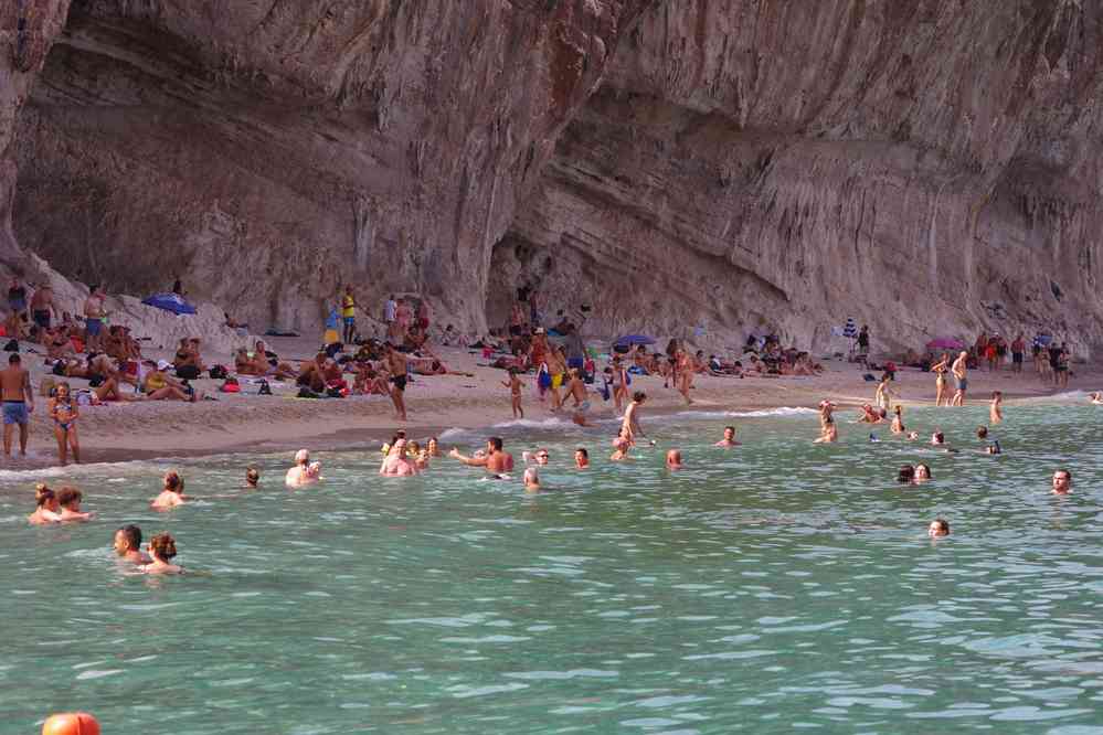 Cala Luna, depuis le bateau, le 8 septembre 2022