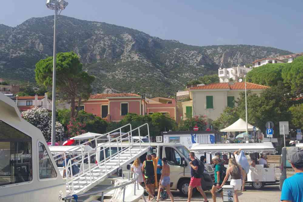 Débarquement à Cala Gonone, le 8 septembre 2022