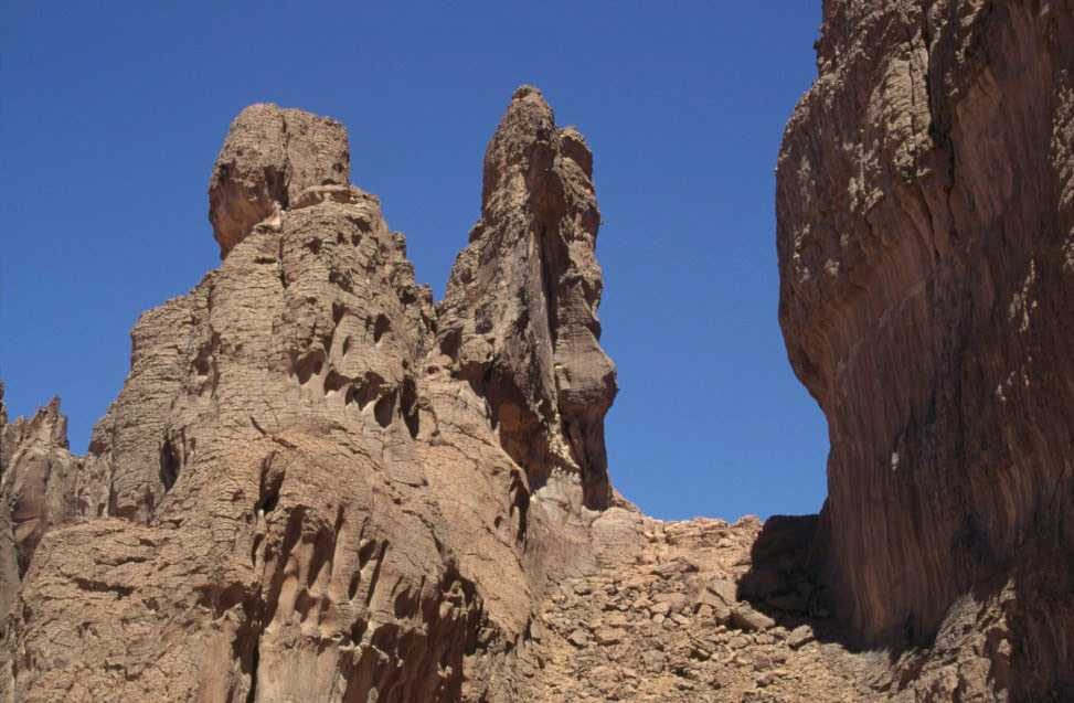 Ascension d’une formation de grès (14 février 1998)