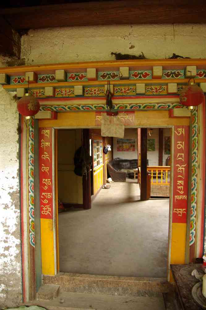 Repas dans une maison tibétaine à Yong-tsong (永宗 Yongzong), le 22 octobre 2010